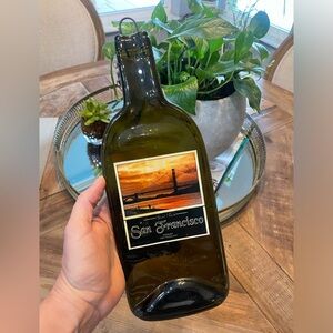 The Bay Company San Francisco Wine Bottle Spoon Rest/Charcuterie Plate